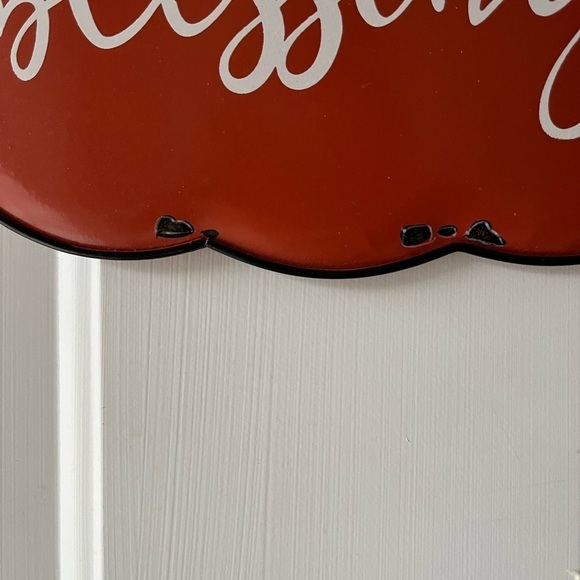 Harvest Blessings Metal Sign - Picture 5 of 6